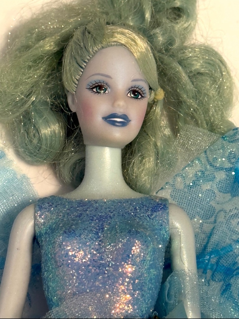 Barbie Fairytopia Sparkle Blue Fairy Doll with Glitter Dress